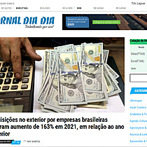 Aquisies no exterior por empresas brasileiras tiveram aumento de 163% em 2021, em relao ao ano anterior